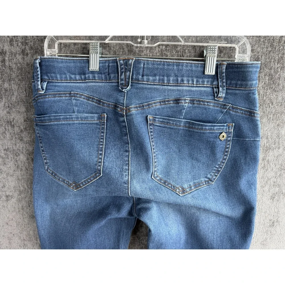 Democracy Absolution Womens Size 8 Skinny Jeans‎ Blue Denim Stretch Slimming